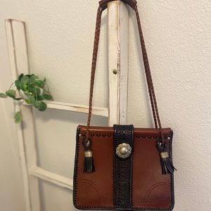 Western genuine leather purse